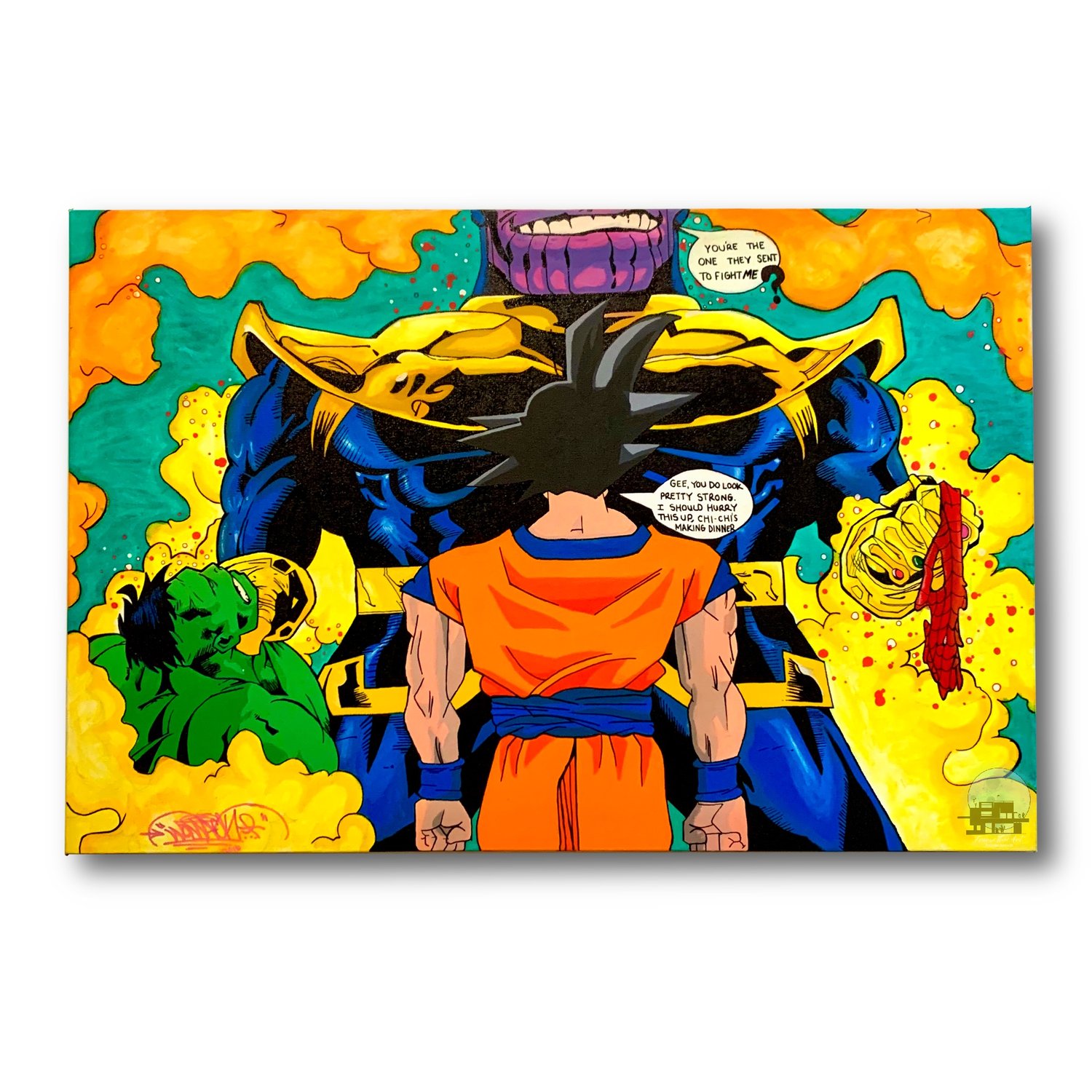 Image of Goku vs. Thanos