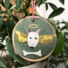 Angel Dog ornament/pet loss memorial