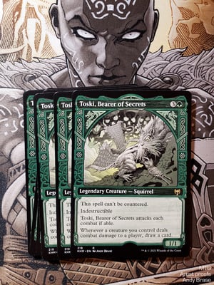 Image of Magic: Toski- Artist Proof Card w/ Skull Sketch *LIMITED <font color="red">SOLD OUT</font>