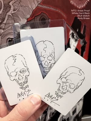 Image of Magic: Toski- Artist Proof Card w/ Skull Sketch *LIMITED <font color="orange">NEW- 2 left</font>