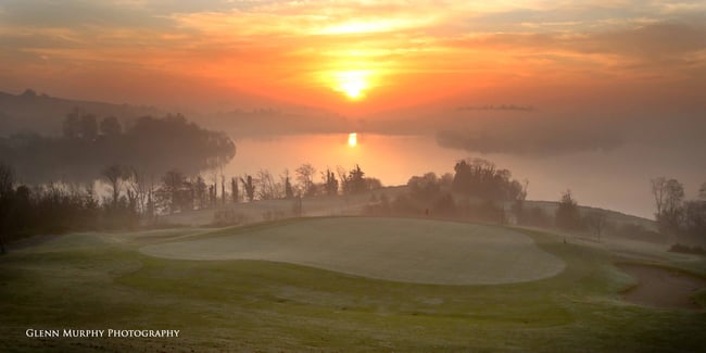 Concra Wood 10th Green at Sunrise