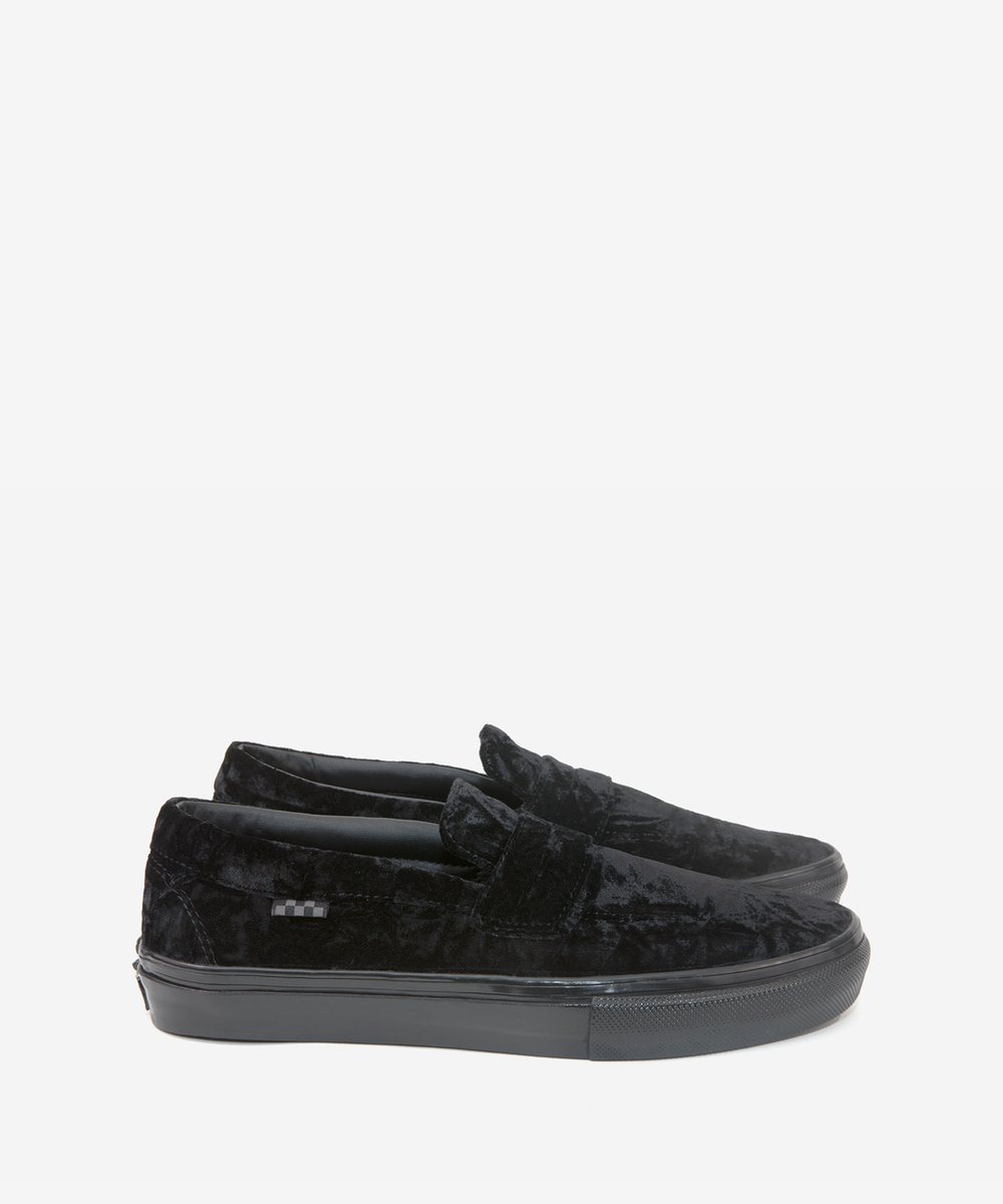 VANS_SKATE STYLE 53 (VELVET) BLACK SILO