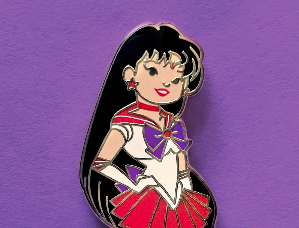 Image of Sailor Mars Enamel Pin