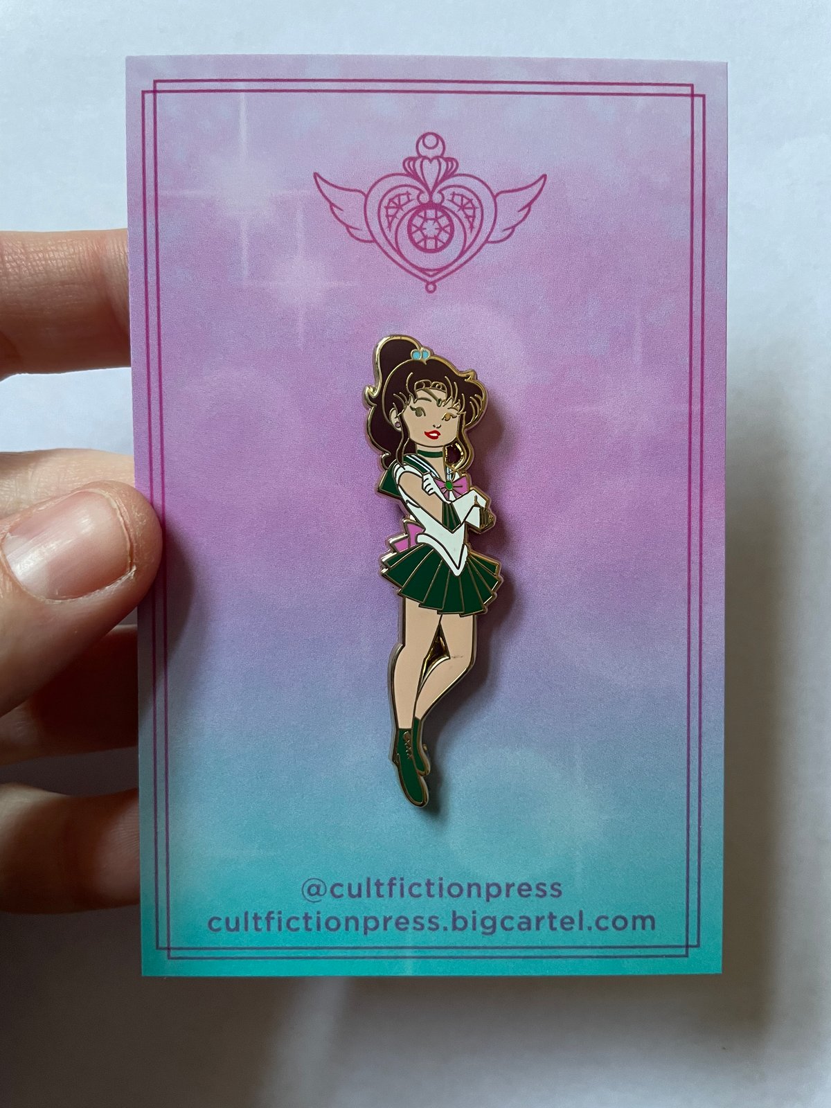 Image of Sailor Jupiter Enamel Pin