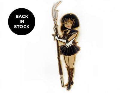 Image of Sailor Saturn Enamel Pin