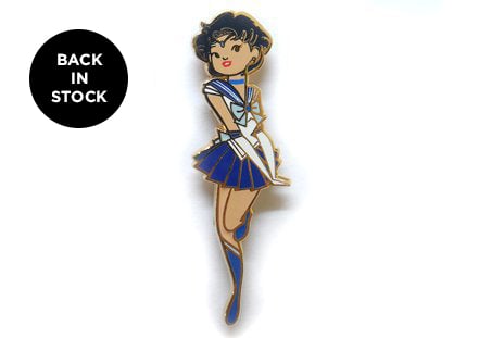 Image of Sailor Mercury Enamel Pin