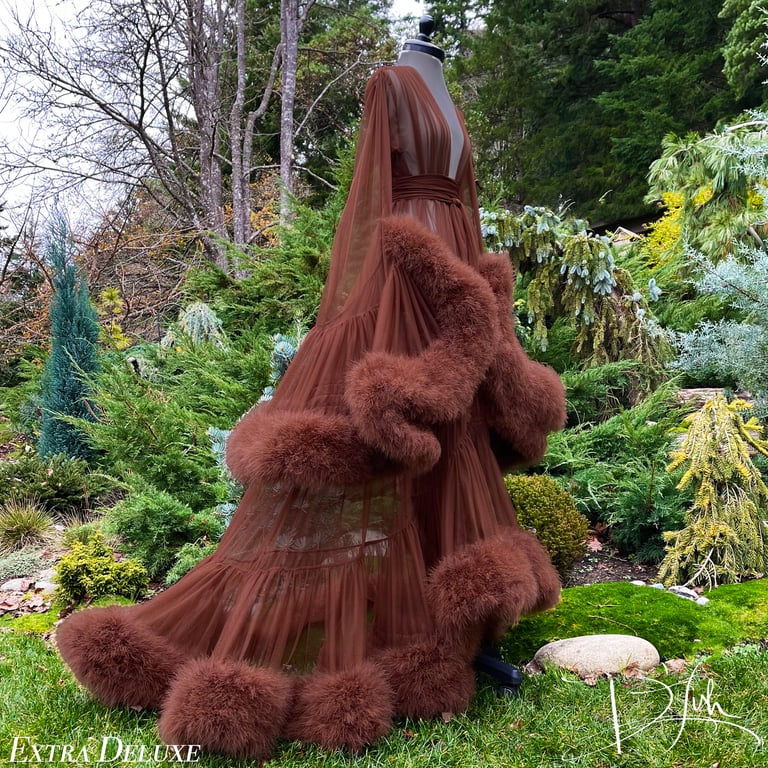 Spiced Cocoa Cassandra Dressing Gown  