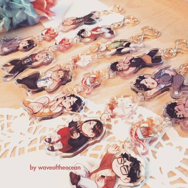 HQ!! Linked Confession Charms