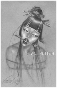 Geisha  Print (Black and White)