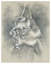 Rope Blonde - Gagged - Print
