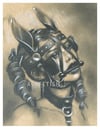 Tan Pony 8.5" x 11" Print