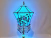 Luxury Lamp - Antique Lamp & Victorian Lampshade  - Cherry Blossom