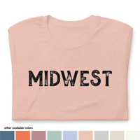 Midwest | Short-Sleeve T-Shirt | Gift for Midwesterners