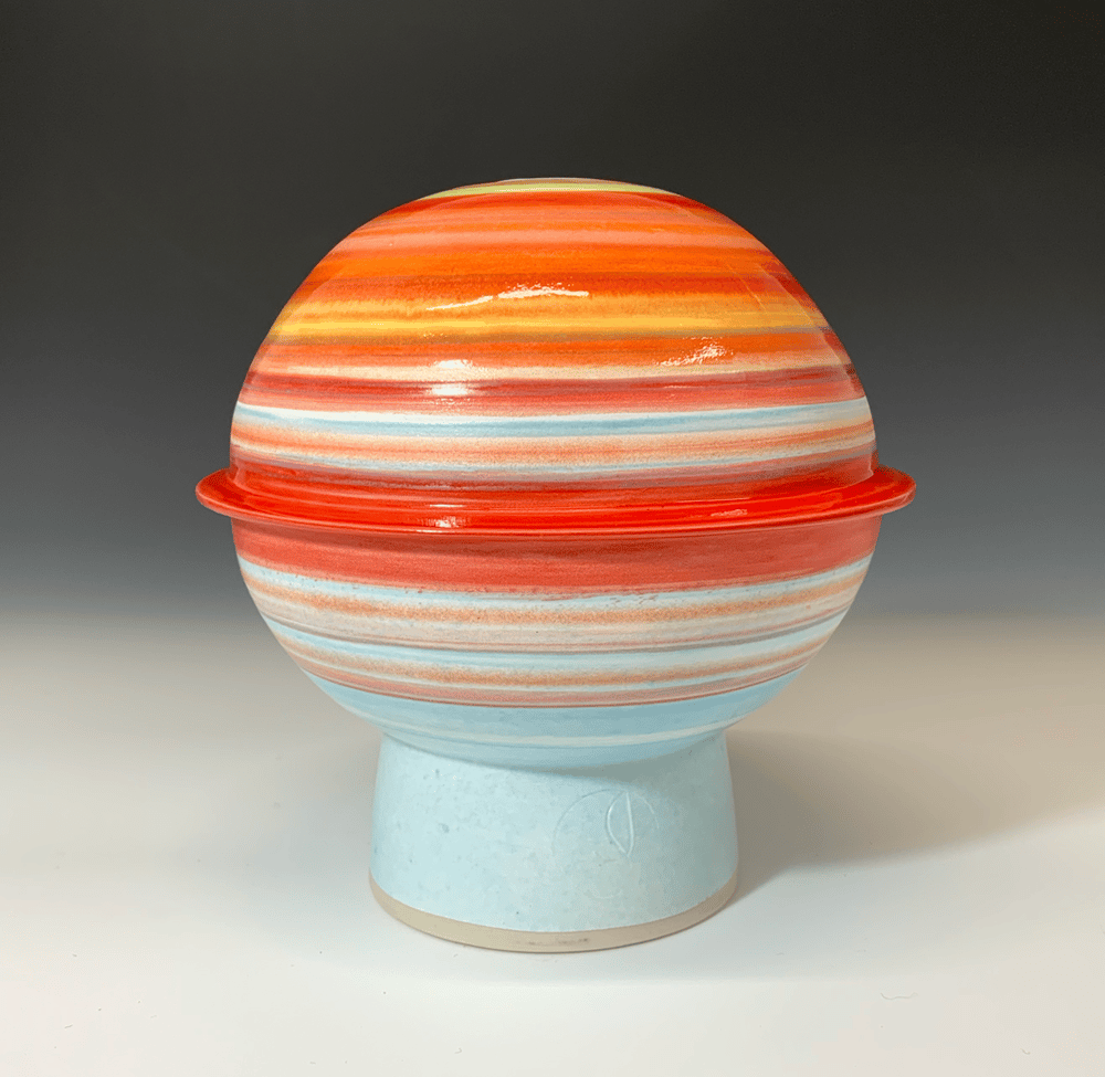 Image of Red Orbit Coin Jar