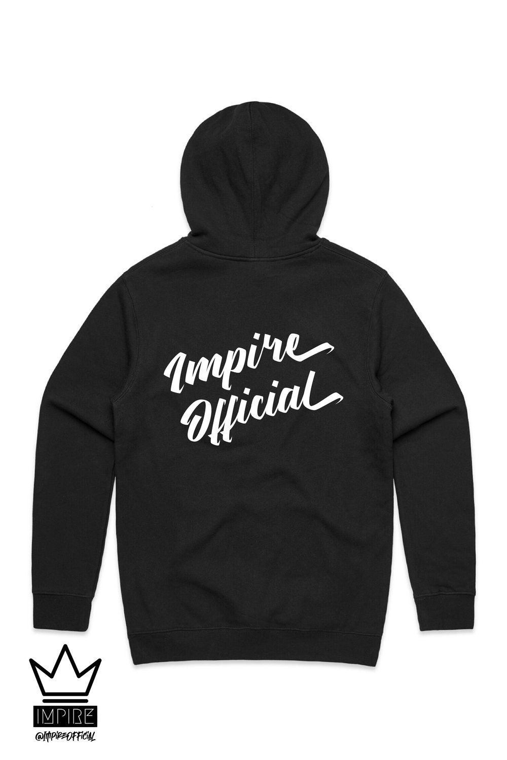 Image of 'CALLIGRAPHY' HOODIE (BLACK)