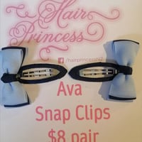 Image 4 of All school Clips - Ava Snap with bow
