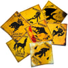 Cryptid Crossing Signs Sticker Pack!