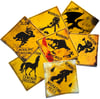 Cryptid Crossing Signs Sticker Pack