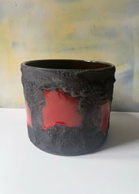 Image 1 of West German Ceramic Planter 'Lava Ware' 