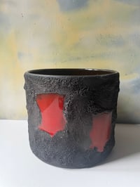 Image 2 of West German Ceramic Planter 'Lava Ware' 