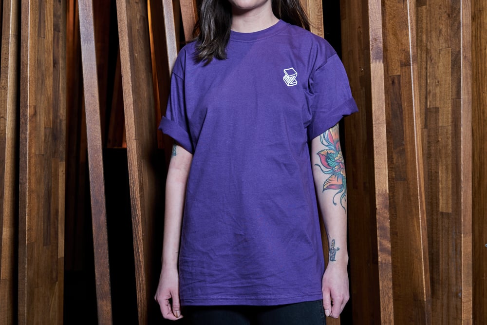 Image of Zukunft „Home Of Good Music“ Shirt „violet“