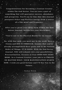 Image 4 of The God Sector Journal + Consultation Service (Package Deal)