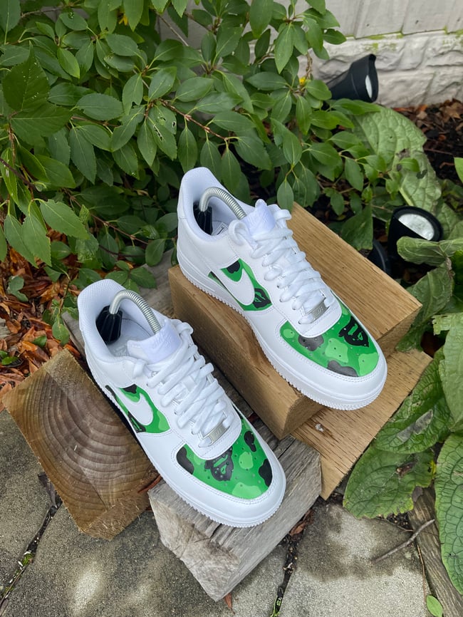 Nike AF1 - Green Bape V2 