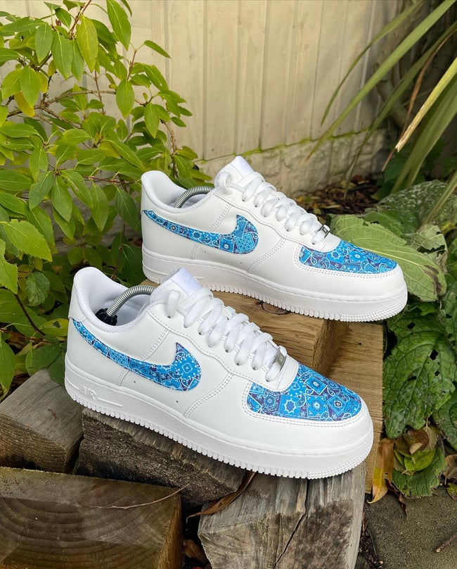Nike AF1 - Blue Bandana V1