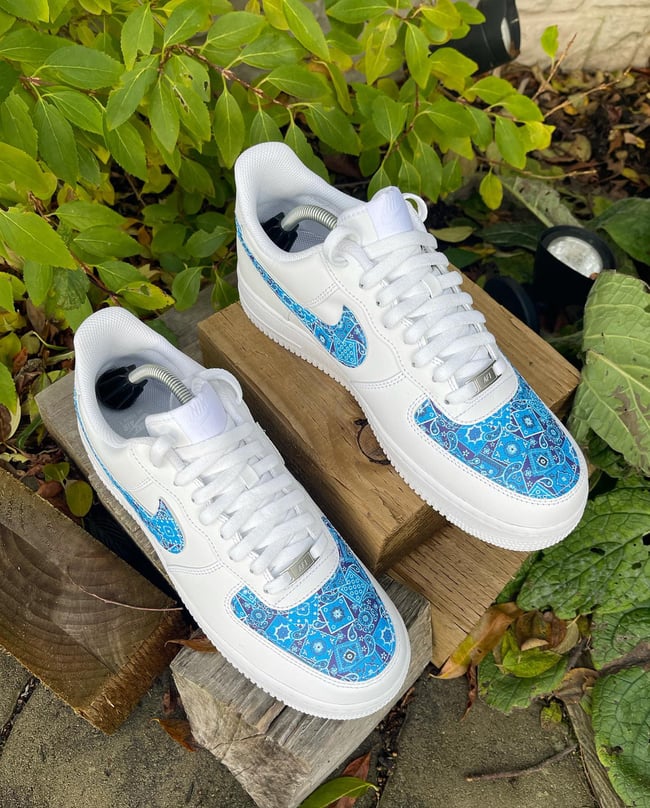 Nike AF1 - Blue Bandana V1