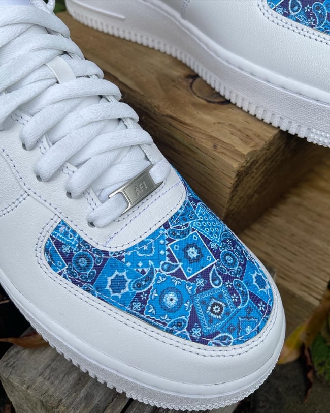 Nike AF1 - Blue Bandana V1