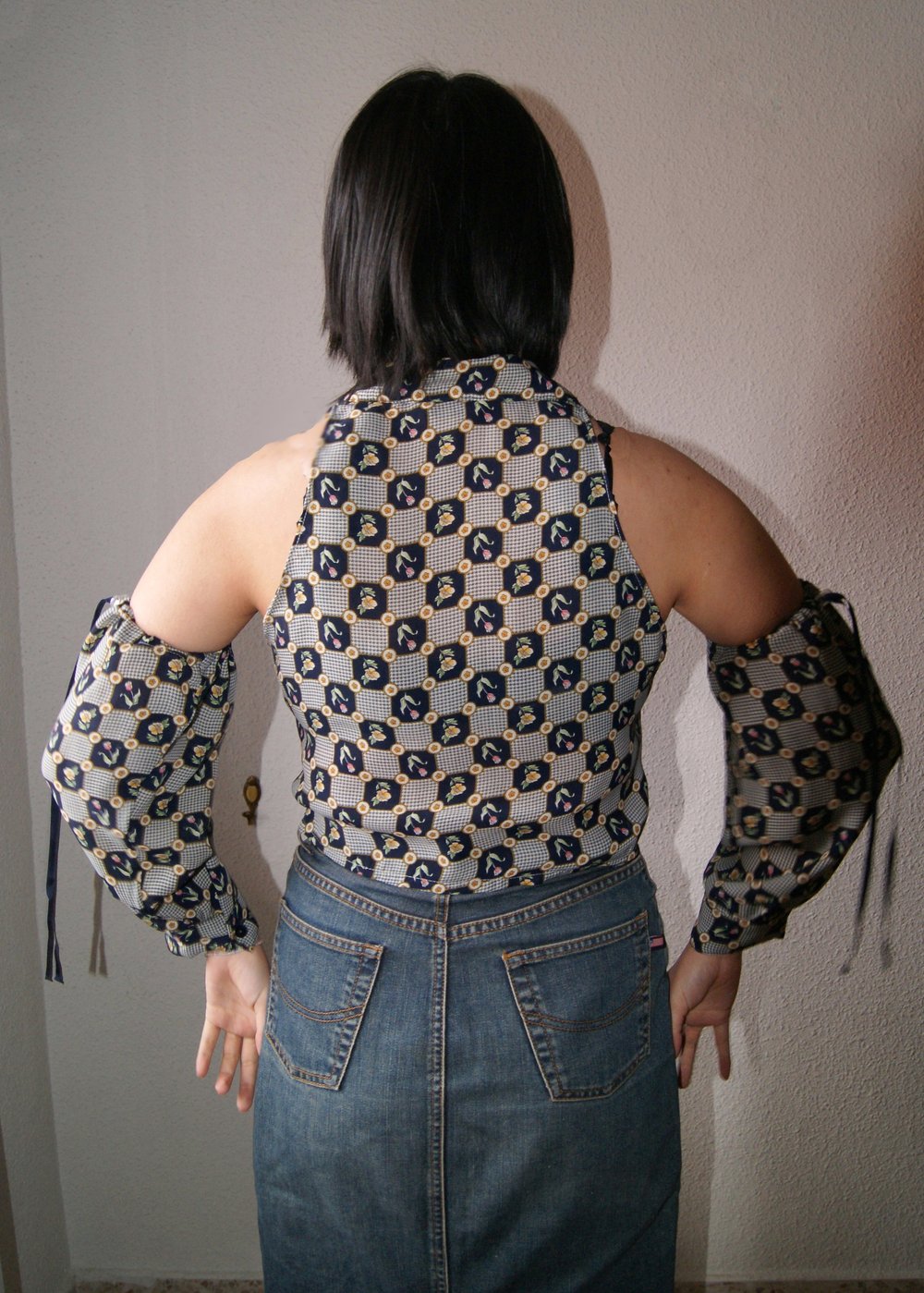 Image of Camisa mangas fruncidas.