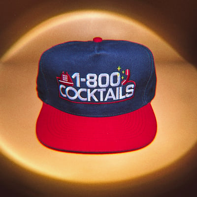 Image of HOTLINE Strapback Hat BLACK/RED