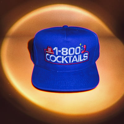 Image of HOTLINE Strapback Hat ROYAL BLUE