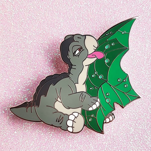 Image of fantasy pin's the land before time - le petit dinosaure - little foot - petit pied