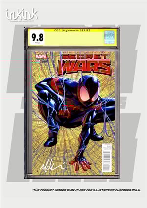 Image of Pre-Order : Secret Wars #1 Legacy Exclusive Mike McKone Color Var CGCSS / Remarque