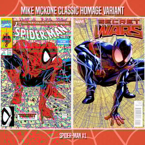 Image of Pre-Order : Secret Wars #1 Legacy Exclusive Mike McKone Color Var CGCSS / Remarque