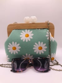 Image 3 of Mint Daisy Clutch
