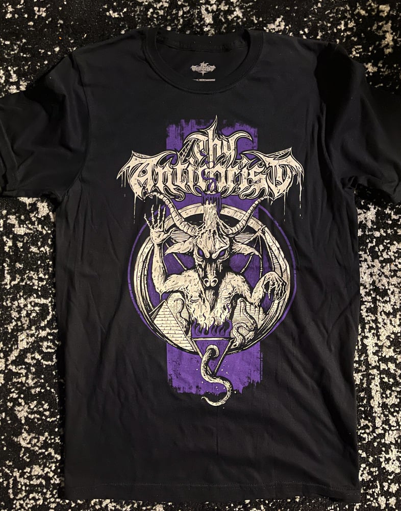 Image of Thy Antichrist - Baphomet Tshirt Purple Edition 