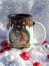 Image 1 of White Santa Cocoa Mug