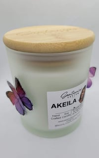 Image 2 of Akeila Ware Memorial Candle (100% of the proceeds goes to her oldest children ages 13 and 14)