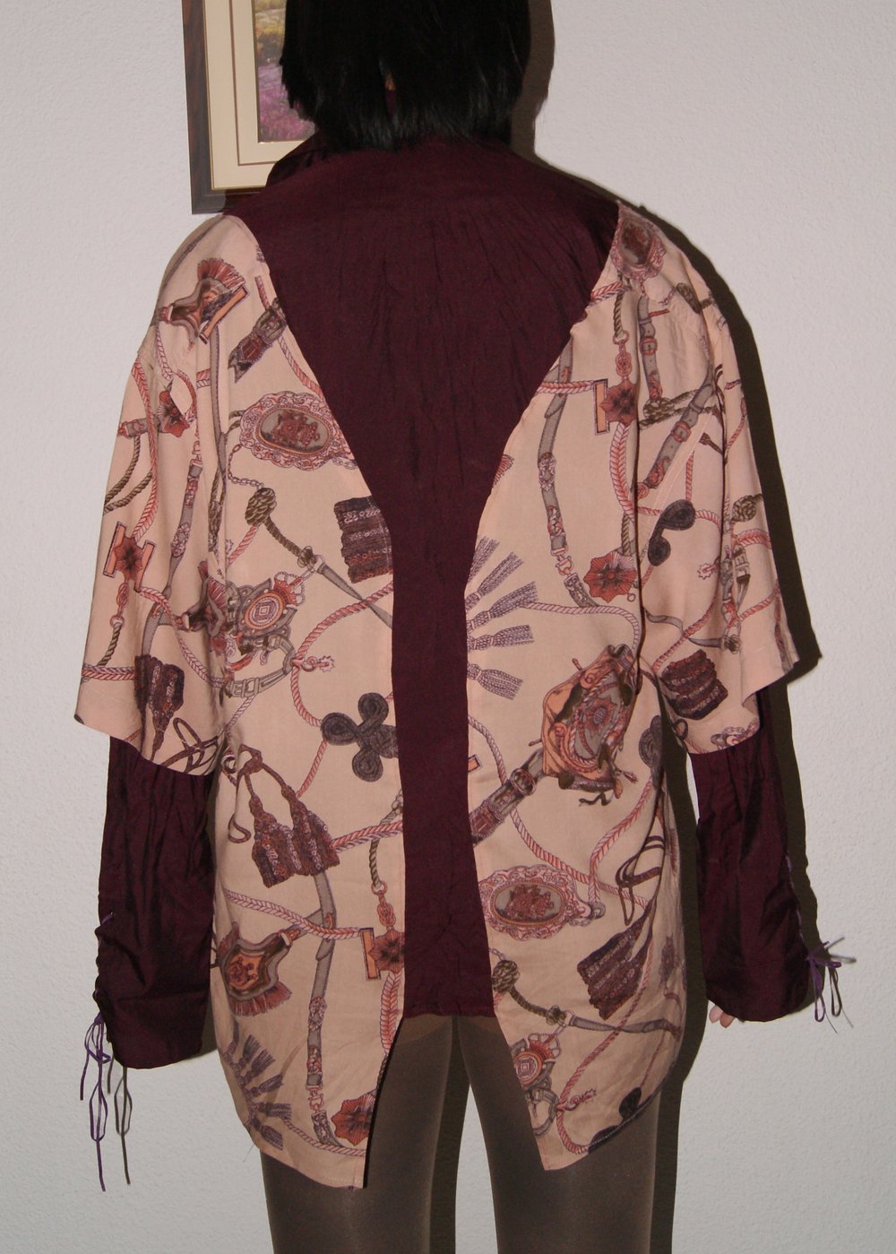 Image of Camisa arrugada doble manga.