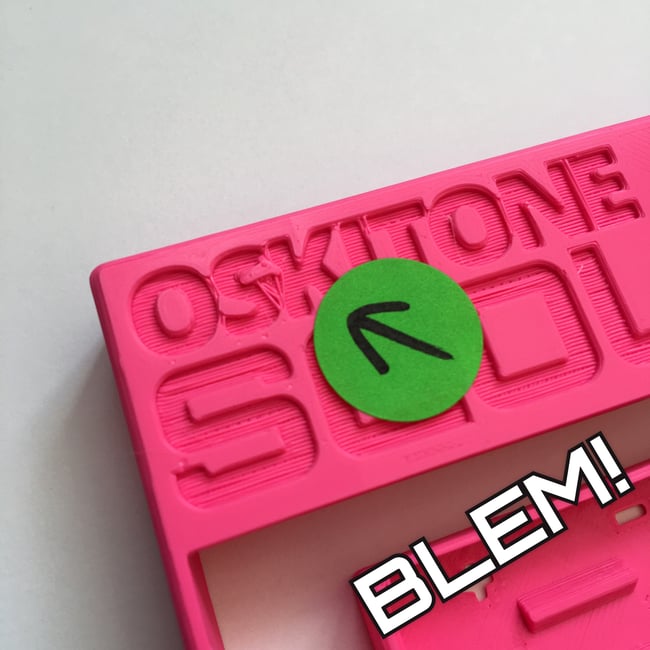 Scout Synth 3D-Printed Parts - Blemished