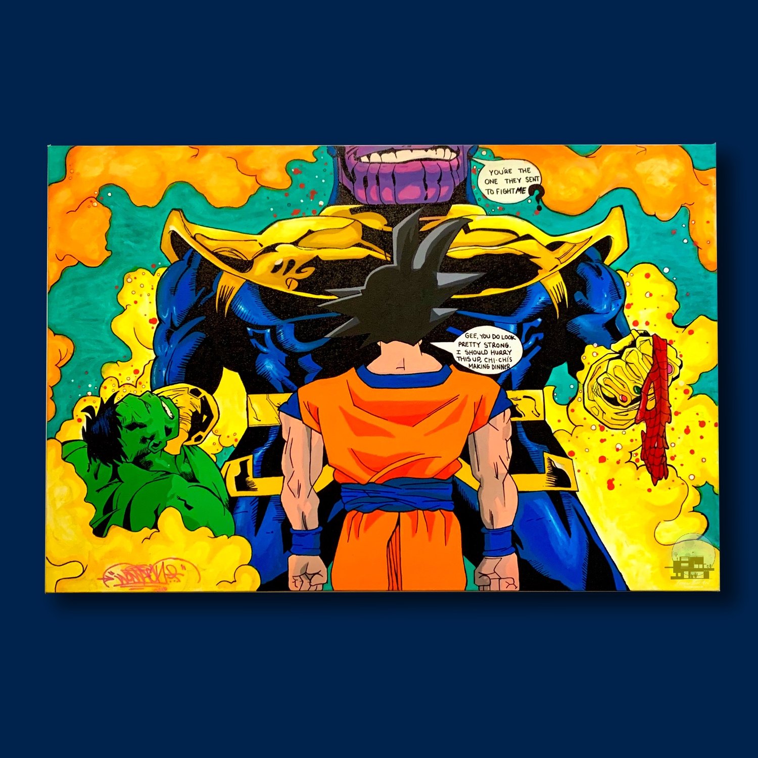 Image of Goku vs. Thanos