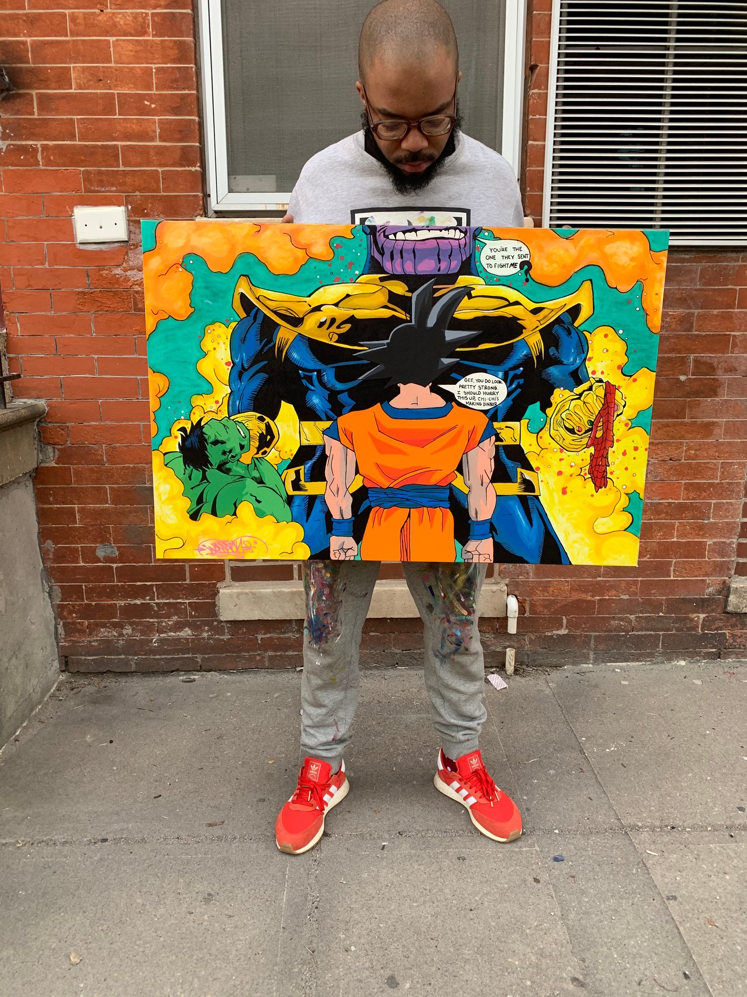 Image of Goku vs. Thanos
