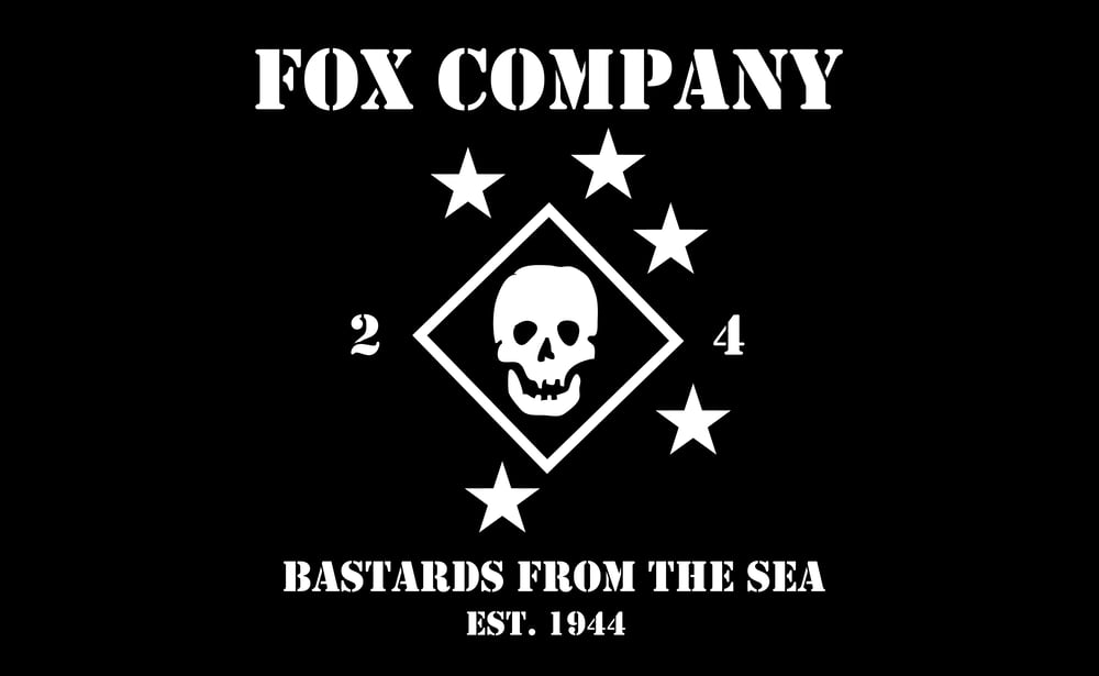 Image of 2/4 Fox “Bastards” Flag