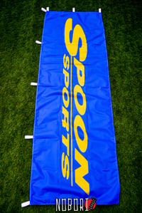 Image 3 of Spoon Sports Nobori Flag (Yellow/Blue)