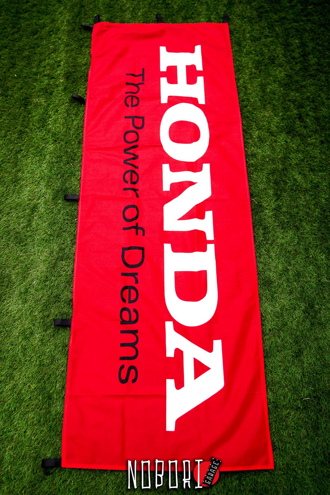 Red Honda The Power of Dreams Nobori Banner Flag Garage Sign JDM 