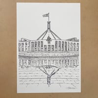 Image 1 of An Original drawing of Parliament House