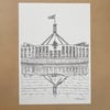 An Original drawing of Parliament House