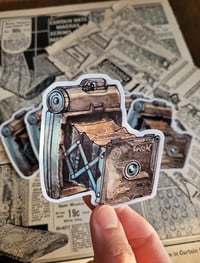 Image 1 of Vintage Camera Vinyl Sticker